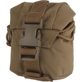 Let Me Be Tactical Grenade Pouch with Quick-Release Buckle & Drawstring & Waterproof Coated Interior, Compatible with 2.2" Cummerbund & MOLLE/PALS, Utility Pouch Fits M67 / 12GA Shells/Handcuffs in Saudi Arabia