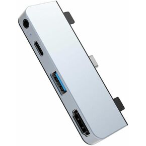 Hyper - HyperDrive 4-in-1 USB C Hub for iPad Pro - 3.5mm Audio Jack, USB-C Power Delivery, USB-A 3.0, 4K30Hz HDMI - Space Gray in Saudi Arabia