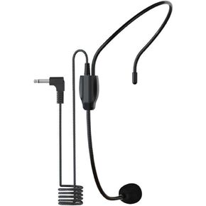 3.5mm Headset Microphones Wired With Flexible Boom Arm For Teaching Meeting Speech Lecture Lightweight Noise Cancelling Mic 3.28ft For Braided Cables in Saudi Arabia