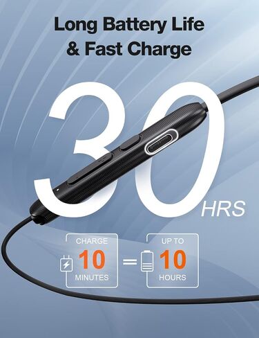 Rythflo Bluetooth Headphones,V5.2 Wireless Bluetooth Earbuds w/Mic in-Ear Magnetic Neckband Earphone 30Hrs Playtime, IPX7 Sweatproof Deep Bass Headset for Phone Call Music Sports in Saudi Arabia