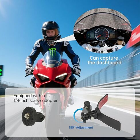 Suptig Helmet Chin Mount Helmet Mount for Gopro Mission 1 Pro Gopro Hero 13 12 11 10 9 8 Insta360 X5 X4 DJI Osmo 6 5 Pro 4 3 Action Camera, Bike Holder Mount, Motorcycle Helmet Chin Mount(2 Pack) in Saudi Arabia