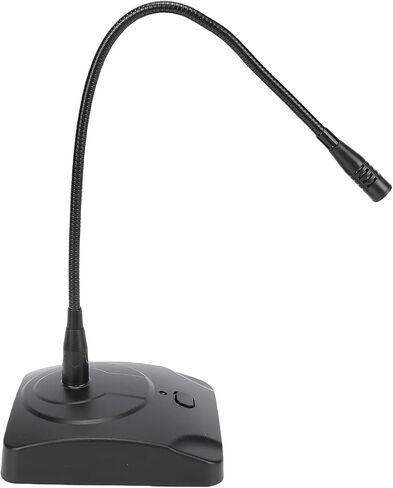 Cryfokt Gooseneck Microphone, Flexible 360 Degree Adjustable Desktop Microphone, Conference with 6.5mm Ni Plated Plug and Adapter for Conference Recording Table Mounted Use in Saudi Arabia