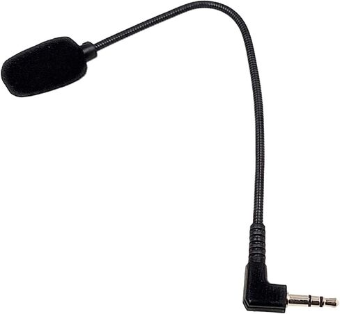 Microphone for Headse 5pcs Mini 3.5mm Microphone Mic 90 Angle Bending Folding Metal Hose Capacitor Mobile Notebook Loudspeaker(Type-2 Pole) in Saudi Arabia