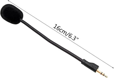 Microphone for Headse 3pcs Replacement Microphone for Wireless Noise Cancelling Gaming Headsets 3.5mm Detachable Mic in Saudi Arabia