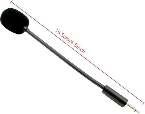 Microphone for Headse 6pcs Microphone for Headphones for 3.5mm Mono Replacement Plug and Play in Saudi Arabia