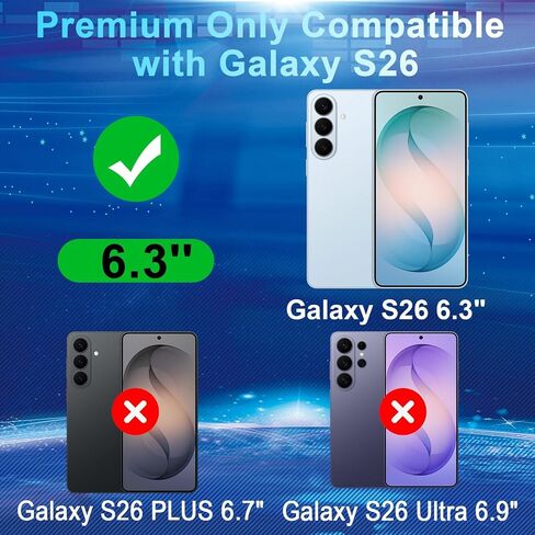2 Pack for Galaxy S26 5G Privacy Screen Protector - Privacy Flim [Fingerprint Unlock Support] - Camera Lens Tempered Glass - Installation Tool - 28 Degree Anti Spy - Bubble Free in Saudi Arabia
