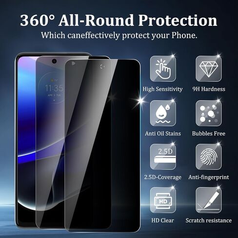 Privacy Screen Protector for Motorola Moto G Stylus 5G 2022 in Saudi Arabia