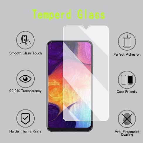 [4 Pack] Tempered Glass Screen Protector for Samsung Galaxy A30 in Kuwait