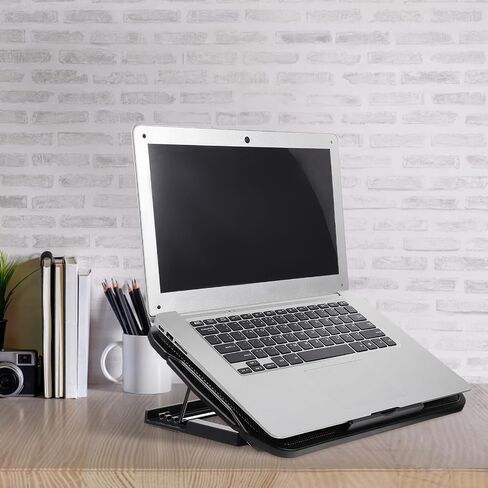 Laptop Heat Dissipation Rack Black Iron Plastic Cooling Stand 5v in Kuwait