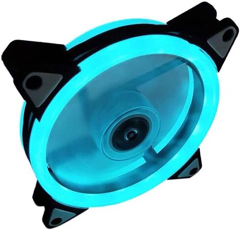 Adjustable Computer Cooling Fan 12CM PC Case CoolerCase Glare Cooler in Saudi Arabia