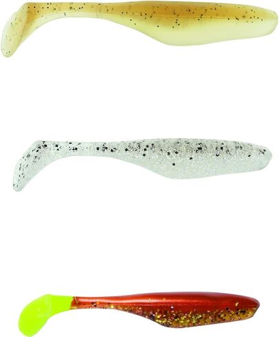 Walleye Assassin Turbo Shad-Electric Blue/White Tail-4" in Saudi Arabia