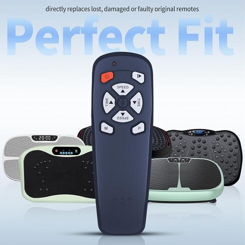 Vibration Plate Replacement Remote Control for ADVENOR/EILISON/ROTAI/FEIERDUN/PowerFit Vibration Plate Exercise Machine, Black in Saudi Arabia