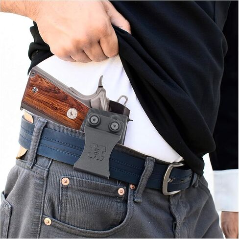 Houston Gun Holsters IWB Kydex Holster, 1911 4 in, Carbon Fiber in Kuwait