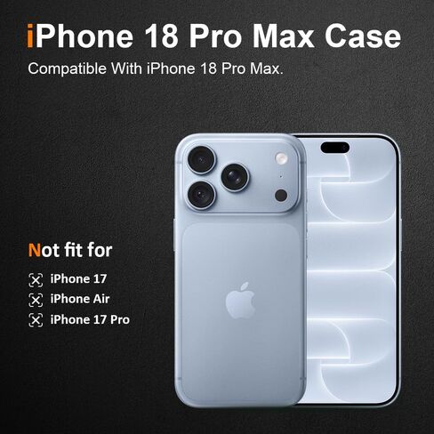 Crystal Clear for iPhone 18 Pro Max Case, Slim Fit Transparent TPU Cover in Saudi Arabia