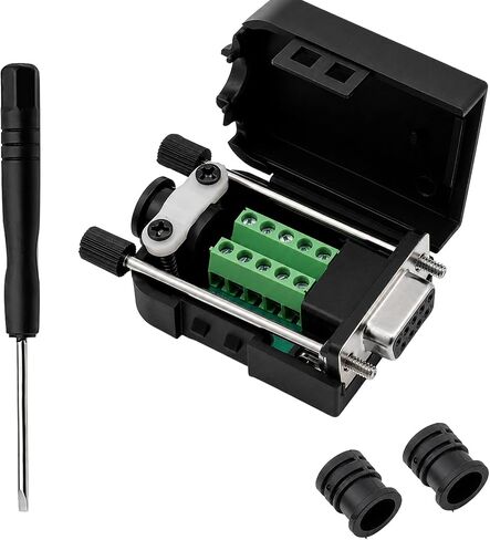 9PIN Port Solderless Serial Adapter, DB9 Female Breakout Connector in Saudi Arabia
