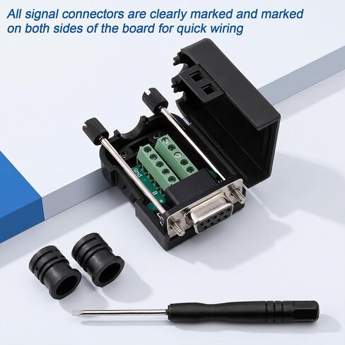 9PIN Port Solderless Serial Adapter, DB9 Female Breakout Connector in Saudi Arabia