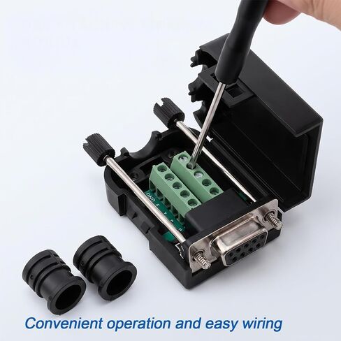 9PIN Port Solderless Serial Adapter, DB9 Female Breakout Connector in Saudi Arabia