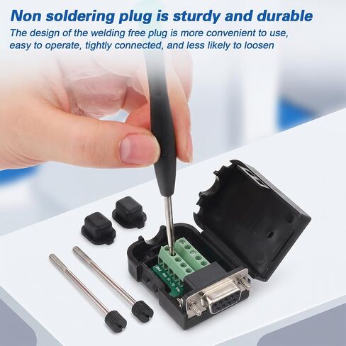 9PIN Port Solderless Serial Adapter, DB9 Female Breakout Connector in Saudi Arabia