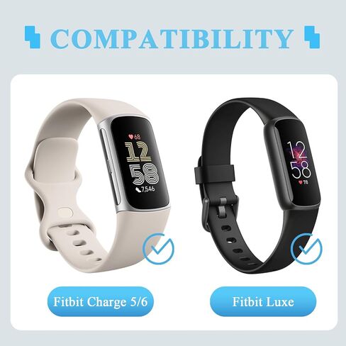 Wanme Charger Stand for Fitbit Charge 6/5 & Luxe, Magnetic Dock with 4.4ft USB Cable, Fast-Charging Accessory with Stable Base for Fitbit Charge 6 / Charge 5 / Luxe Smartwatch (Black) in Saudi Arabia