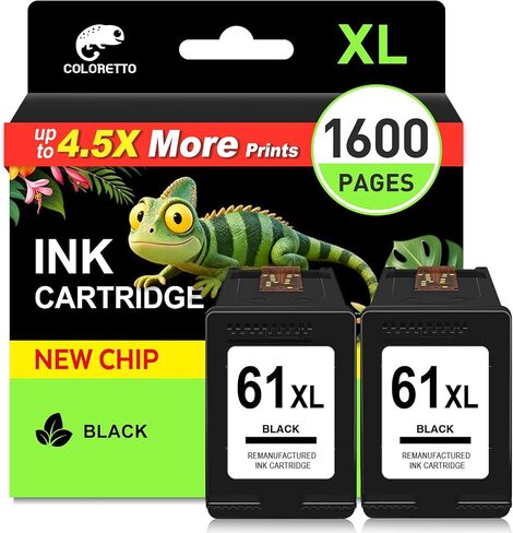 61XL Black Ink Cartridges for HP Ink 61 Black 61 XL 4500 5530 2620 in Saudi Arabia