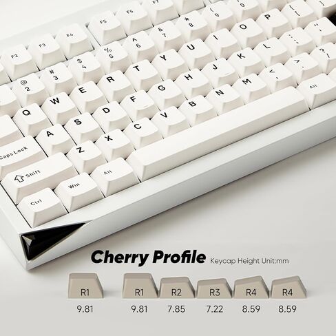 Akko Mineral 02 QMK/VIA لوحة مفاتيح ميكانيكية من الألومنيوم ثلاثية الأوضاع RGB قابلة للتبديل السريع، لوحة مفاتيح لاسلكية للألعاب، أسود على أبيض، مفتاح مرآة مُجهز مسبقًا in Kuwait