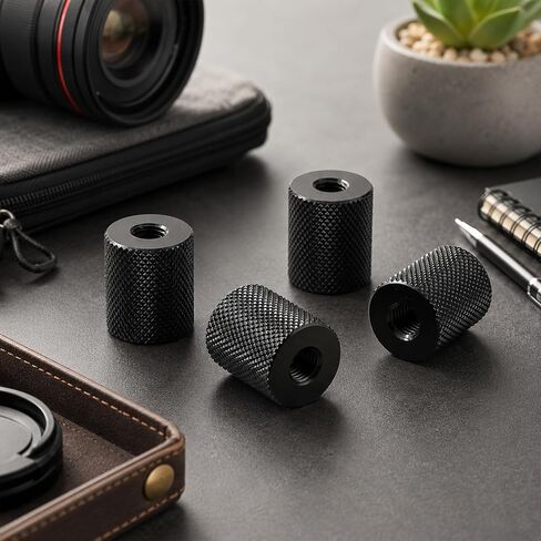 4Pcs 1/4" to 1/4" Threaded Tripod Adapter Nut - 1/4 Camera Screw Converter in Saudi Arabia