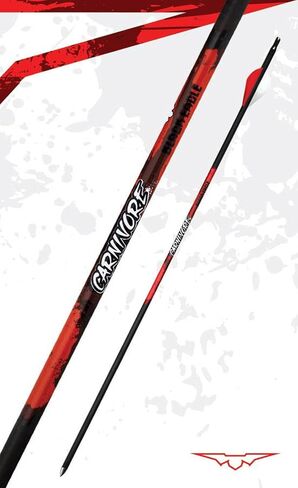 Black Eagle New Carnivore Carbon Arrows 300 (.003") w/Blazer Vanes 1/2 Dozen in Saudi Arabia