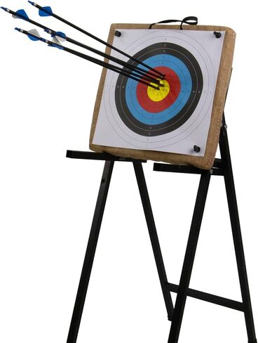 S F 20/30/50pc Archery Target Set, Arrow Puller, Bow Target for Hunting & Practice (16x16/23.6x23.6in Paper) in Saudi Arabia