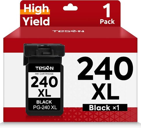 240XL 241XL Ink Cartridge Compatible for Canon PG-240XL CL-241XL 1 Black in Saudi Arabia