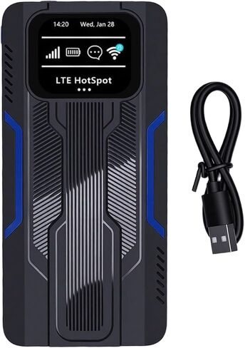 Cryfokt 4G LTE MobileWiFi Hotspot, 300Mbps Portable Router with 10000mAh in Saudi Arabia