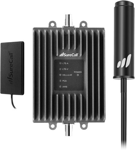 SureCall Fusion2Go OTR Cell Phone Signal Booster for Trucks, Work Vans, Fleets, Boosts 5G/4G LTE, Verizon AT&T Sprint T-Mobile, Large Vehicle RV Trailer, Multi-User, FCC Approved, USA Company in Saudi Arabia