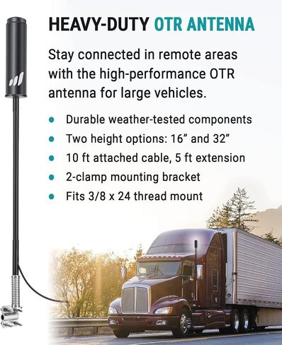 SureCall Fusion2Go OTR Cell Phone Signal Booster for Trucks, Work Vans, Fleets, Boosts 5G/4G LTE, Verizon AT&T Sprint T-Mobile, Large Vehicle RV Trailer, Multi-User, FCC Approved, USA Company in Saudi Arabia