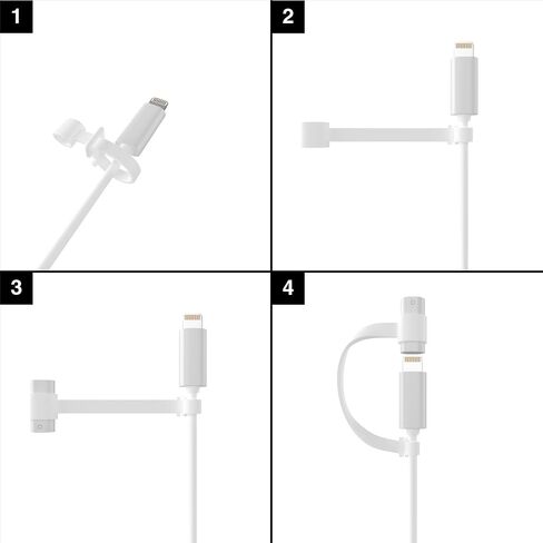 TechMatte Charging Adapter Compatible with Apple Pencil 1st Generation,Female to Female Charger Connector (4-Pack Charging ONLY) in Saudi Arabia