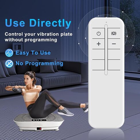 MR-2398 MR-2398P Remote Replacement for MERACH Vibration Plate Exercise Machine Compatible with YESOUL YS-VM60 ZENACTIVE Vibration Platform Upright Stability Stand & Body Sculpture in Kuwait