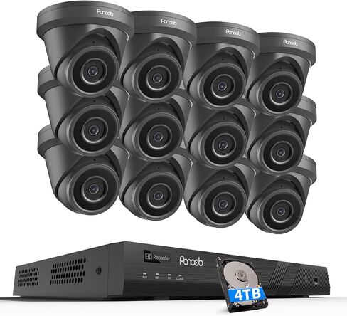 4K PoE 16 Channel Security Camera System with 4TB HDD, PD93A31216-8M in Saudi Arabia