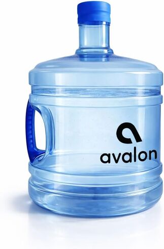Avalon BPA Free 3 Gallon Reusable Water Bottle Container, FDA Approved, with Carry Handle Fits All Branded Water Dispensers, Lid Included in Saudi Arabia
