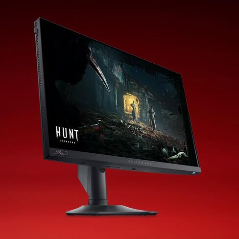 Alienware AW2524H Gaming Monitor - 24.5-inch 480Hz 1ms IPS Anti-Glare Display, HDMI/DP/USB, Height/Tilt/Swivel/Pivot Adjustable, Dell Services - Dark Side of The Moon, Black in Saudi Arabia