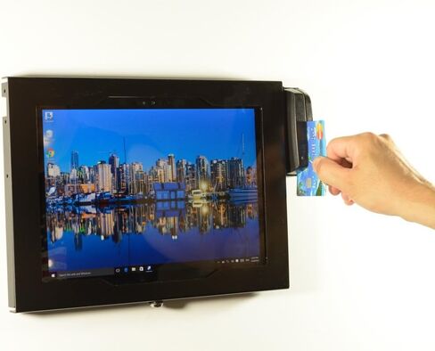 CC Reader Bracket for Microsoft Surface Metal Enclosure (Magtek Reader Bracket, Black) in Saudi Arabia