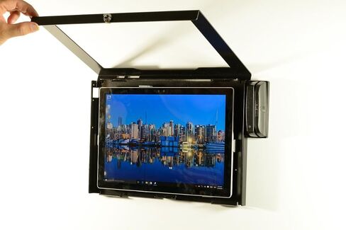CC Reader Bracket for Microsoft Surface Metal Enclosure (Magtek Reader Bracket, Black) in Saudi Arabia