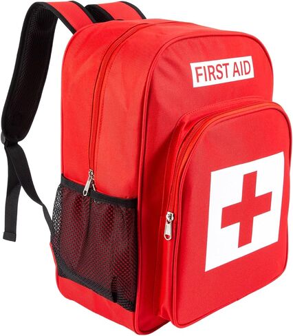 First Aid Bag Empty,First Aid Backpack,Multi-Pockets Medical Bag for Travel in Saudi Arabia