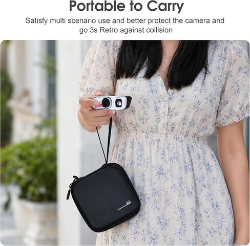 STARTRC VCR Carrying Case for Insta 360 GO 3S Retro Bundle Bag Accessories in Saudi Arabia