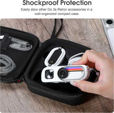 STARTRC VCR Carrying Case for Insta 360 GO 3S Retro Bundle Bag Accessories in Saudi Arabia