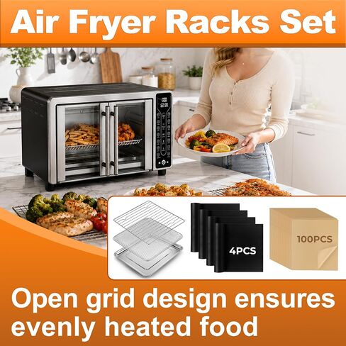 Toaster Oven Replacement Parts Compatible with Gourmia GTF7655, GTF7460, GTF7465, GTF7520, Contains 104PCS Oven Liners in Saudi Arabia