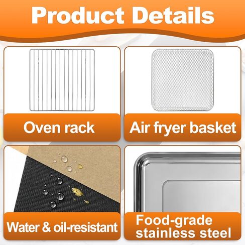 Toaster Oven Replacement Parts Compatible with Gourmia GTF7655, GTF7460, GTF7465, GTF7520, Contains 104PCS Oven Liners in Saudi Arabia