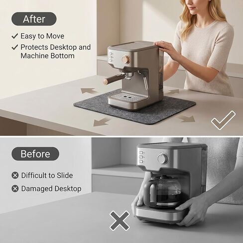 12" X 8" Small Appliance Slider for Kitchen Appliances Countertop Appliances Slider 360° Rotating Sliding Tray for Coffee Maker Air Fryer Heat Resistant Mat Cut to Fit Stand Mixer in Saudi Arabia