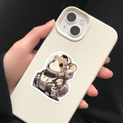 50pcs Cute Guinea Pig Stickers for Teen,Vinyl Waterproof Stickers for Laptop Guitar Motorcycle Bike Skateboard Luggage Phone in Saudi Arabia