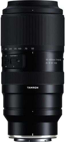 Tamron 50-400mm f/4.5-6.3 Di III VC VXD Lens (Nikon Z) with Pixel Advance Accessories and Travel Bundle | AFA067Z-700 | Tamron 50-400mm Lens in Saudi Arabia