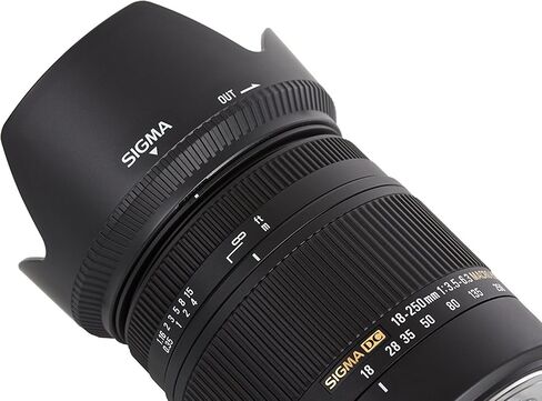 Sigma Corporation of America883109Sigma 18-250mm f3.5-6.3 DC MACRO HSM for Pentax Digital SLR Cameras, Black in Saudi Arabia