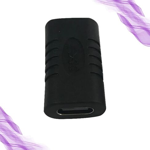 Holibanna USB 3.1 Type-c Female to Female Adapter Connector for Devices in Saudi Arabia