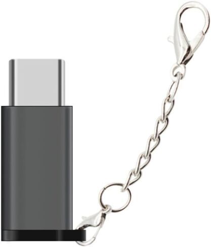 NUOBESTY 8pcs Micro USB to USB C Adapter Metal Converter Keychain in Saudi Arabia